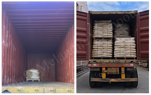 Huafu pure melamine moulding compound shipment