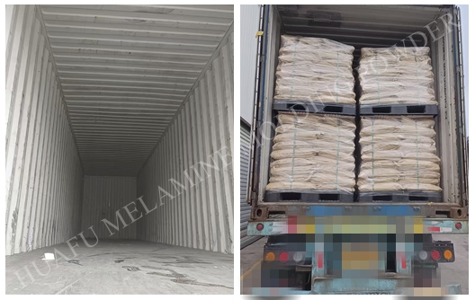 الشحنة الأسبوعية: Huafu Chemicals مسحوق أدوات المائدة من الملامين MF النقي 100%