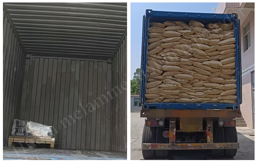 مصنع Huafu Chemicals يبدأ شحن مسحوق تشكيل راتنج الميلامين فورمالديهايد