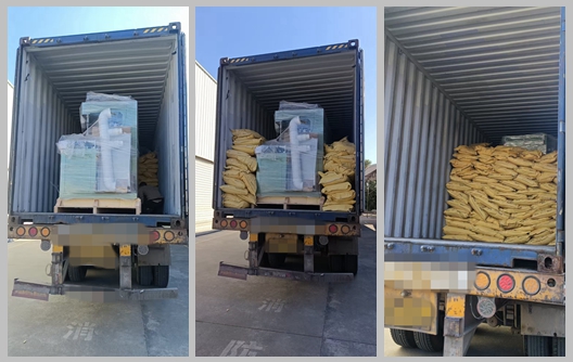 Huafu melamine Resin appolding powder شحنة في فبراير